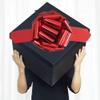 1 pc Giant Bow,Large Gift Bow,12 "Metal Giant Bow Suitable for Bicycles,Household appliances,Christmas, Parties,and Large Bow Decorations on Dining Tables (red) view 3