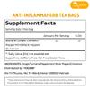 120 Tea Bags - Anti-Inflammaheb Loose Leaf Tea, 100% Natural from Ginger, Turmeric, Peppermint, Black Pepper, Cinnamon. Made with Natural Material Tea Bags. No Sugar, No Caffeine, No Gluten, Vegan. view 2