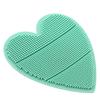FRCOLOR Soft Silicone Head Massager and Hair Washing Brush Gentle Scalp Scrubber for Portable Bath Tool for Easy Hair Cleaning Green view 1