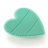FRCOLOR Soft Silicone Head Massager and Hair Washing Brush Gentle Scalp Scrubber for Portable Bath Tool for Easy Hair Cleaning Green view 2