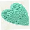 FRCOLOR Soft Silicone Head Massager and Hair Washing Brush Gentle Scalp Scrubber for Portable Bath Tool for Easy Hair Cleaning Green view 3