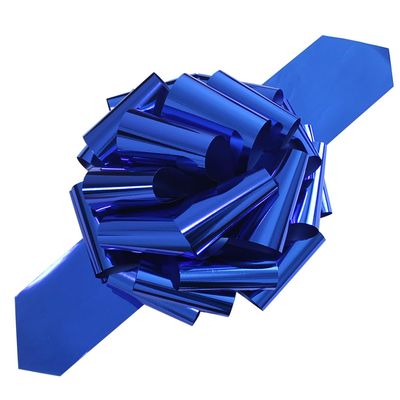 1Pc Giant Gift Bow,12 Inch Giant Bow for Present,Big Bow Suitable for Bicycles,Household appliances,Christmas, Parties,and Large Bow Decorations on Dining Tables (Metallic Blue)