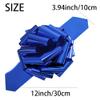 1Pc Giant Gift Bow,12 Inch Giant Bow for Present,Big Bow Suitable for Bicycles,Household appliances,Christmas, Parties,and Large Bow Decorations on Dining Tables (Metallic Blue) view 2