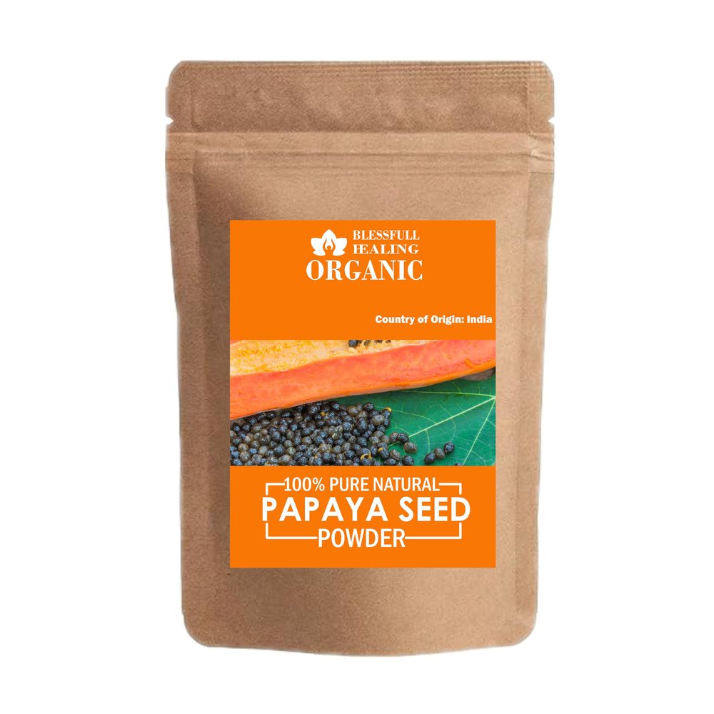 Blessfull Healing Organic 100% Pure Natural Papaya Seed Powder | 100 Gram / 3.52 oz
