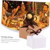 FRCOLOR 24pcs Kraft Paper Gift Box with Ribbons Portable Candy Case for Parties Weddings and Gifts Chic Design for Memorable Surprises and Delicate Packaging view 4