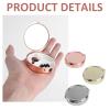 3pcs Compartment Metal Medicine Box Medication Jar Case Mirror Store Bronze Cabinet Double Organizer Pill Dispenser Push Pillbox Container Holder Unique Filler Make Am Plastic view 2