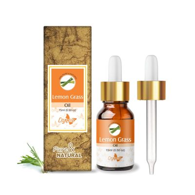 Crysalis Lemon Grass (Cymbopogon Citratus) Oil - 0.51 Fl Oz (15ml)