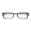 Always With You ThinOptics Reading Glasses - Ultra Thin, Durable, Lightweight - Optical Grade Lenses - Rectangular Brown 2.5x view 1