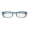 Always With You ThinOptics Reading Glasses - Ultra Thin, Durable, Lightweight - Optical Grade Lenses - Rectangular Blue 2.0x view 1