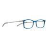 Always With You ThinOptics Reading Glasses - Ultra Thin, Durable, Lightweight - Optical Grade Lenses - Rectangular Blue 2.0x view 2
