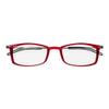 Always With You ThinOptics Reading Glasses - Ultra Thin, Durable, Lightweight - Optical Grade Lenses - Rectangular Red 1.5x view 1
