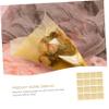 FRCOLOR 20pcs Solid Cellophane Wrappers for Flower Bouquets Easy for Packaging Special Occasions Weddings Birthdays view 2