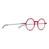 Always With You ThinOptics Reading Glasses - Ultra Thin, Durable, Lightweight - Optical Grade Lenses - Round Red 1.0x view 2