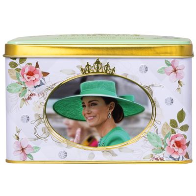 New English Teas Catherine, Princess of Wales Tea Tin with 40 English Breakfast Teabags