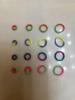 1/4 Inch Orthodontic Elastic Bands - Bi-Color, Medium Force, 100 Pack - Dental, Teeth Gap Fixer Bands, Dreadlock Rubber Bands Included view 2