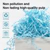 Corlcol 2LB Crinkle Cut Paper Shred Filler for Bag Gift Box Basket Confetti Paper Shreded Stuffing Decorations(Light Blue) view 3