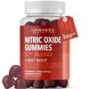 Nitric Oxide Gummies for Men and Women with L-Arginine and Beet Root - NO Gummies for Endurance and Recovery - 90 Count - Green Apple and Cinnamon Flavor - Vegan, Non-GMO, 1 Month Supply view 1