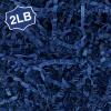 Corlcol 2LB Crinkle Cut Paper Shred Filler for Bag Gift Box Basket Confetti Paper Shreded Stuffing Decoration for Father's Day(Dark Blue) view 1