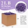 Corlcol 2LB Crinkle Paper Shred Filler for Bag Gift Box Basket Shreded Stuffing Decorations on Halloween(Purple) view 2