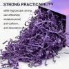 Corlcol 2LB Crinkle Paper Shred Filler for Bag Gift Box Basket Shreded Stuffing Decorations on Halloween(Purple) view 4