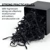 Corlcol 2LB Crinkle Cut Paper Shred Filler for Bag Gift Box Basket Confetti Paper Shreded Stuffing Decoration for Valentine's Day Holiday Party(Black) view 4