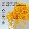 Corlcol 2LB Crinkle Paper Shred Filler for Gift Box Bag and Basket On Holidays(Orange-Yellow) view 3