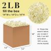 Corlcol 2LB Crinkle Paper Shred Filler for Gift Box Bag and Basket On Holidays(Beige) view 2