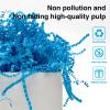 Corlcol 2LB Crinkle Cut Paper Shred Filler for Bag Gift Box Basket Confetti Paper Shreded Stuffing Decoration for Valentine's Day Holiday Party (Lake Blue) view 3
