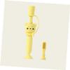 FOMIYES Silicone Training Toothbrush Cartoon Bear Design Soft Bristles for Gentle Cleaning Safe for Boy Girl Oral Care Random Color for Toddlers and Boy Girl view 2