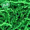 Corlcol 2LB Crinkle Cut Paper Shred Filler for Bag Gift Box Basket Confetti Paper Shreded Stuffing Decoration for Valentine's Day Holiday Party (Forest Green) view 1