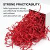 Corlcol 2LB Crinkle Cut Paper Shred Filler for Bag Gift Box Basket Confetti Paper Shreded Stuffing Decoration for Valentine's Day(Red) view 4