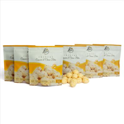 Crunchy Cassava & Cheese Bites by San Javier Tradition + Pack of 6 (100 G. Bag)+ Oven Baked+ Gluten Free+100% Natural Ingredients+ NO Preservatives+ NO Artificial Flavors + NO Artificial Colors +