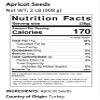 Anna and Sarah Organic BITTER Apricot Kernels 16 oz, Whole Raw Apricot Seeds, Sun Dried, Kosher, Vegan, Gluten Free, Spices and Seasonings for Cooking, Large Size Bulk in Resealable Bag, 1Lb view 2