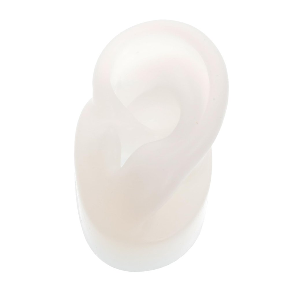 Didiseaon Creative Ear Piercing Model Realistic Human Ear Simulation for Jewelry Practice for Students and and Reusable Display