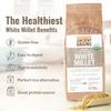 100% Organic White Millet by Grand Teton Ancient Grains | Shelled, Gluten-Free, Hulled Grain for Salads, Pilafs, & Soups | Whole Grain Ready for Milling, (48 Pounds) view 4