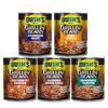 Bush's Best Grillin' Beans Variety Pack, 5 Flavors, 1 of Each Flavor (Smokehouse Tradition 22oz, Southern Pit Barbecue 22oz, Steakhouse Recipe 22oz, Bourbon & Brown Sugar 22oz, Honey Chipotle 21.5oz) view 1