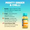UNROOTED Good Energy Shot (12 Pack, Mighty Ginger) - Immune System and Natural Energy Booster - 12 x 60ml Bottles - Ginger, Turmeric, Chilli & Baobab view 3