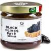 Gusta Black Olives Spreadable Pate - Made in Italy Dip or Spread - Perfect Olive Tapenade Spread - Paste of Black Olives in Jar with Extra Virgin Olive Oil - Non-GMO, All Natural - 6.35oz Glass Jar view 1