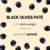Gusta Black Olives Spreadable Pate - Made in Italy Dip or Spread - Perfect Olive Tapenade Spread - Paste of Black Olives in Jar with Extra Virgin Olive Oil - Non-GMO, All Natural - 6.35oz Glass Jar view 3
