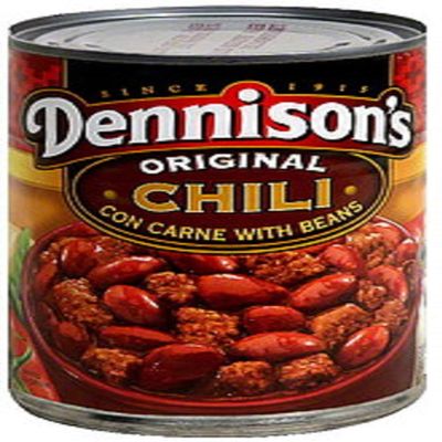 Generic Dennison's, Original Chili Con Carne with Beans - 8-15 oz Cans By Snacks and More