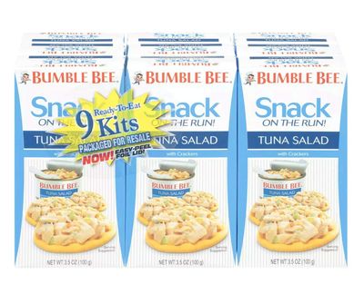 Bumble Bee Tuna Salad Snack On The Run Kit (3.5 oz., 9 ct.) By Snacks and More