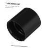 FRCOLOR 250ml Body Lotion Bottle Covers Simple Bottle Covers for Body Lotion Bottle Flat Shoulder Plastic Bottle Hats R24 Black view 4