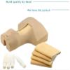 Cricothyrotomy, Tracheotomy Care Training Manikin PVC Tracheostomy Simulator Model,with 4X Simulated Trachea and 4X Neck Skin for Hospitals,Schools,Research Centre etc view 3