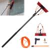 Telescopic Window Cleaner,Water fed Window Cleaning Pole,Solar Panel kit Window Cleaner Tool,Roof Cleaning Equipment and Cleaning photovoltaic, 6m(19.7ft)-55cm view 1