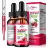 2 Pack Magnesium Glycinate Liquid Drops, 1000mg of Magnesium Glycinate, Taurate & Citrate Liquid Drops for Bone, Sleep, Calm, Muscle, Energy & Relaxation, High Absorption, Sugar-Free Cherry Flavor view 1