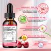 2 Pack Magnesium Glycinate Liquid Drops, 1000mg of Magnesium Glycinate, Taurate & Citrate Liquid Drops for Bone, Sleep, Calm, Muscle, Energy & Relaxation, High Absorption, Sugar-Free Cherry Flavor view 3