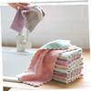 NOLITOY 5pcs Microfiber Dish Towels Reusable Cleaning Cloths for Kitchen Dishrag Absorbent Dishcloths Solid Dish Cloth Random Color view 3