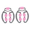 Beaupretty 2pcs Leg Massager Muscle Relaxation Roller Ergonomic Design Massage Tool for Sore Muscles and Joint Promotes Blood Flow for Post-Workout Recovery Pink view 1
