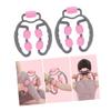 Beaupretty 2pcs Leg Massager Muscle Relaxation Roller Ergonomic Design Massage Tool for Sore Muscles and Joint Promotes Blood Flow for Post-Workout Recovery Pink view 3