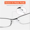 8 Pairs Replacement Nose Pads for Oakley Tincup OX3184 OX5099/Tincup Carbon OX5094/Conductor 6 OO4106/Conductor 8 OO4107/Savitar OO6047/Wingfold OX5100 OX5101, Clear Silicone Nose Pieces view 2